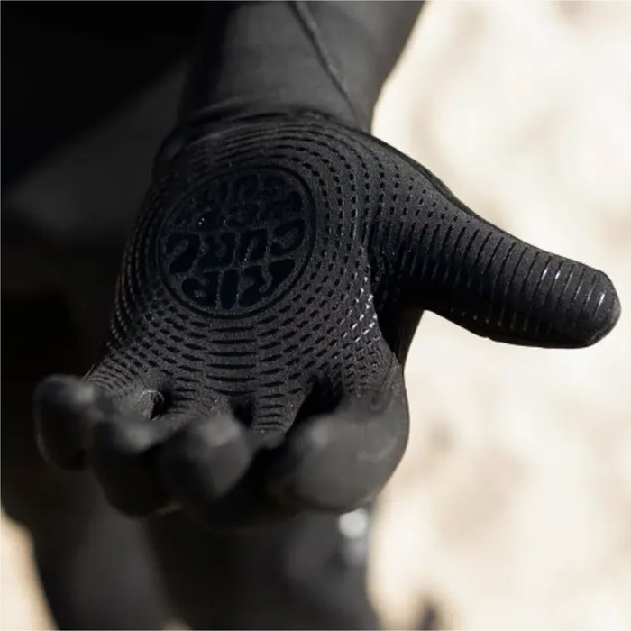 2024 Rizo Flashbomb 3/2mm Guantes Neopreno 5 Dedos Wgl1cf -negro